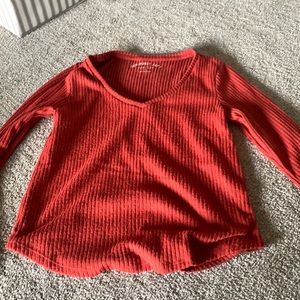 Long sleeve ribbed top - barely worn